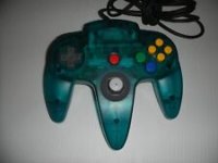 Ice Blue Controller Nintendo 64 US box art